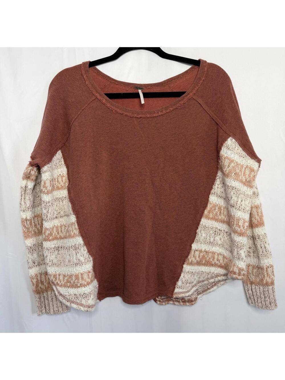 Free People Oversized Knit Sweater Women's Small Cottagecore Fairycore Boho